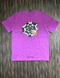 Chrome Hearts Spider Web T-Shirt Purple