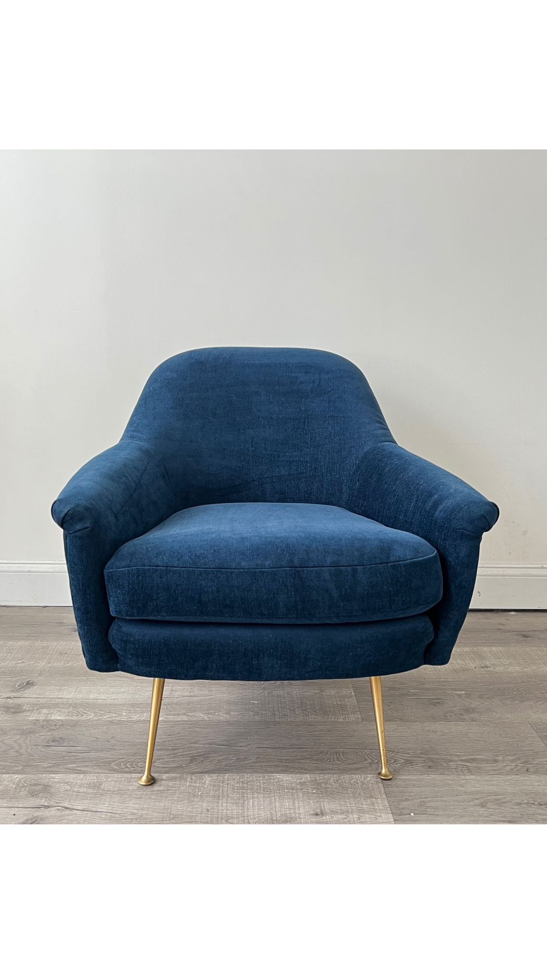 West Elm Phoebe Chair - Ink Blue