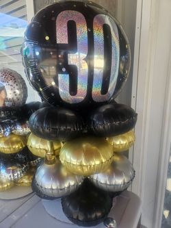 Party Balloons for 30th birthday