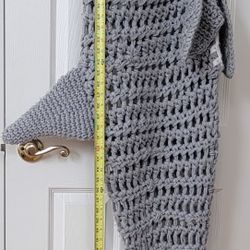 Kids Crochet Knit Shark Blanket
