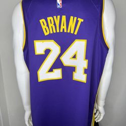 2017-18 #24 Kobe Bryant Lakers Statement Swingman Purple Jersey Size 2XL