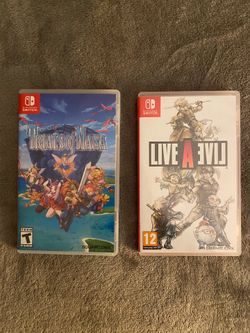 Nintendo switch games - live a live, trials of mana