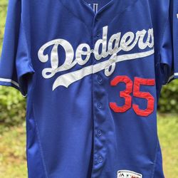 Los Angeles Dodgers jersey with Cody Bellinger's name and number (35).Size 40