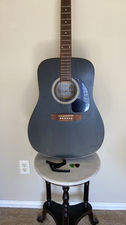 Art & Lutherie Cedar Black — Made in Canada + Capo