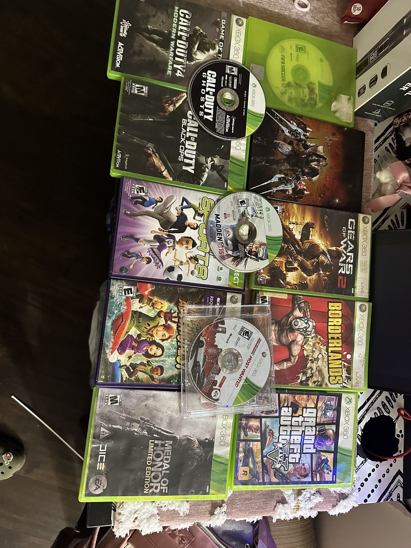 Xbox 360 With Games 