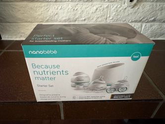 Nanobébé Breastfeeding Starter Set (Teal) – Brand New, Sealed