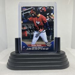 Jordan Danks 2015 Choice Autograph Card#07