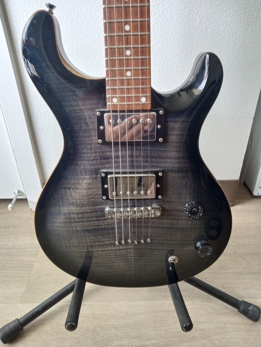 PRS Copy By iyv...In Mint Condition Greyburstflame