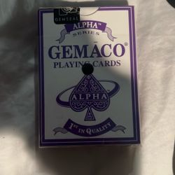 Alpha Series Gemaco Playing Cards 