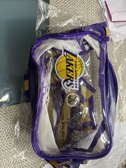 Lakers Clear Cross Body Bag