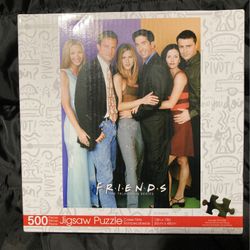 FRIENDS 500 Piece Jigsaw Puzzle By Aquarius = 14 in x 19 in in size