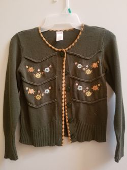 Gymboree girls Fall Sweater Med