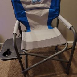 (2) Bass Pro Shop Eclipse Chairs With Side Tables Brand New Never Used 2 Chairs 