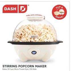 stirring popcorn maker