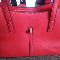 Red Purse and a white purse