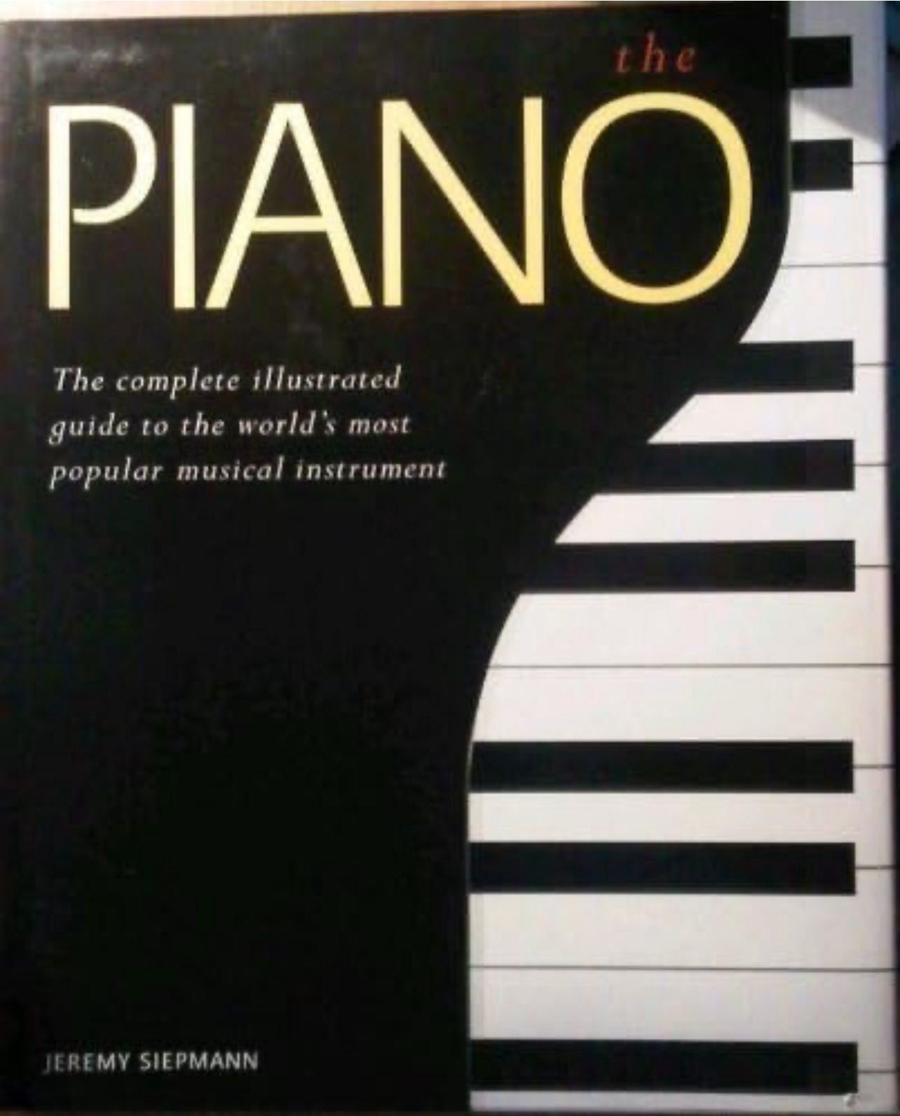 The Piano Vintage 1990s Book Music Retro