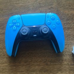 Blue PlayStation Dual Shock Controller 