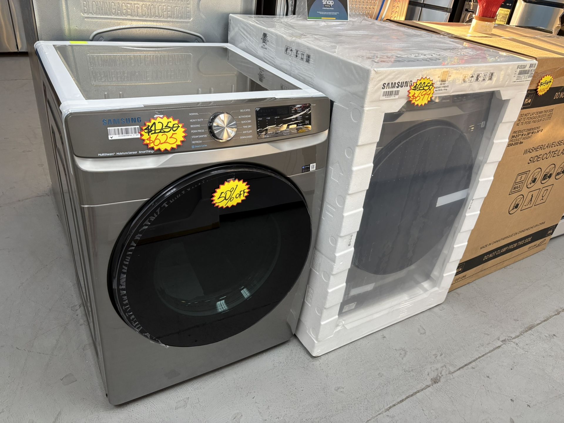 Samsung Stackable Washer and Gas Dryer🔥