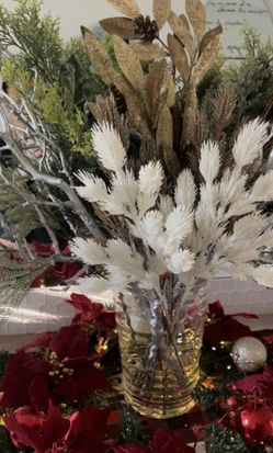 Stem Artificial Christmas Pick Christmas Tree Decorations Set Of 15 