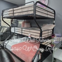 ✨️ Full, Twin Triple Bunk Bed Mattresses ✨️ Furniture Sectionals, Queen Beds Avail 
