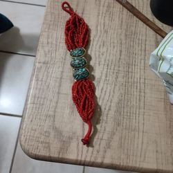 Coral Turquoise Bracelet
