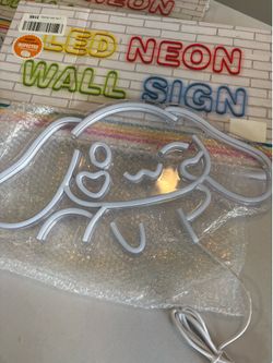 Neon wall sign
