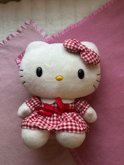 Sanrio Hello Kitty "One Piece Dress" plush toy, likely the 2L (large) size ⋆. 𐙚 ˚