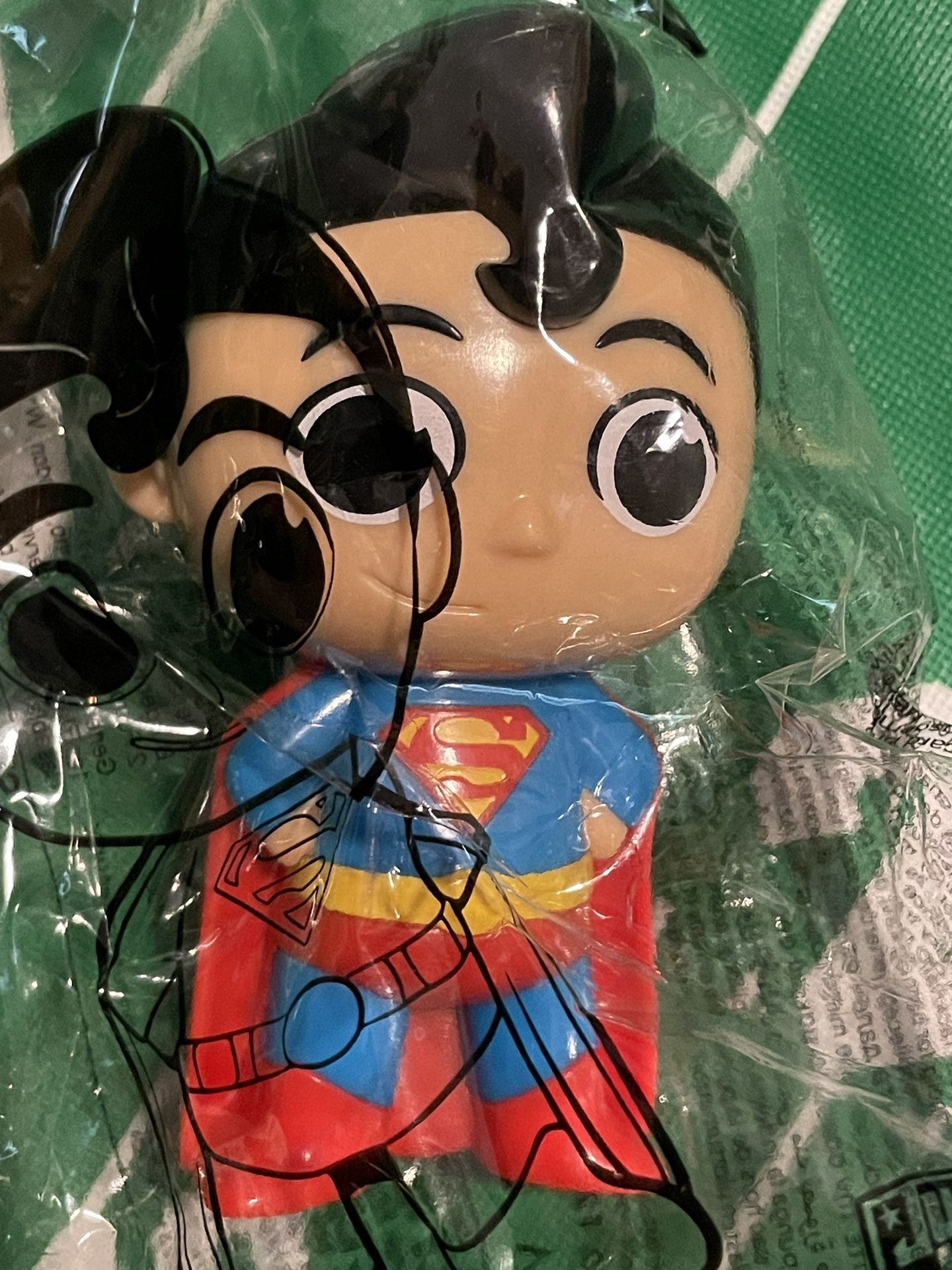 Burger King DC Justice League Superman Happy Meal Toy -NEW Sealed-