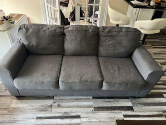 3 Seater Grey Comfy Couch 