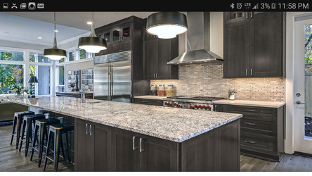 Premium dark grey rustic kitchen