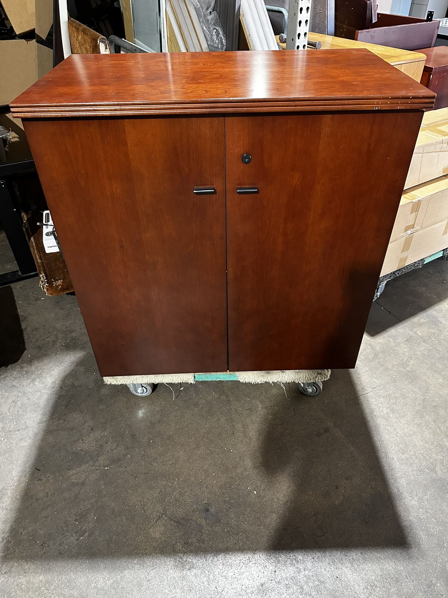 Wooden Storage Cabinet