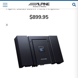 Alpine Status HDA-M80 Amplifier 