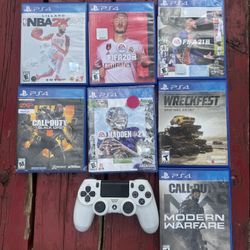 PS4 Controller And Games 
