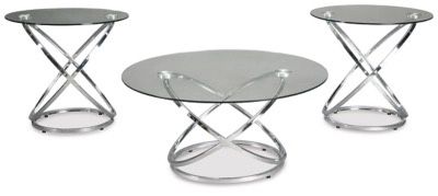 Selling All Three Glass Coffee Tables, One Large, 2x Small