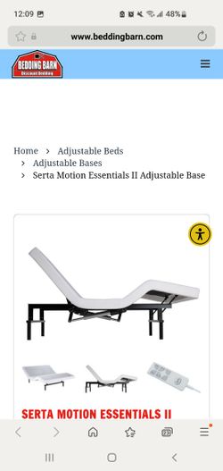 Serta Motion Essiantials 2 Queen Base Only