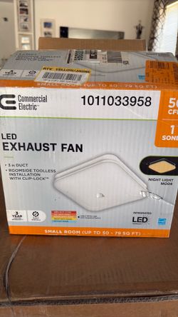 Exhaust fan/led light