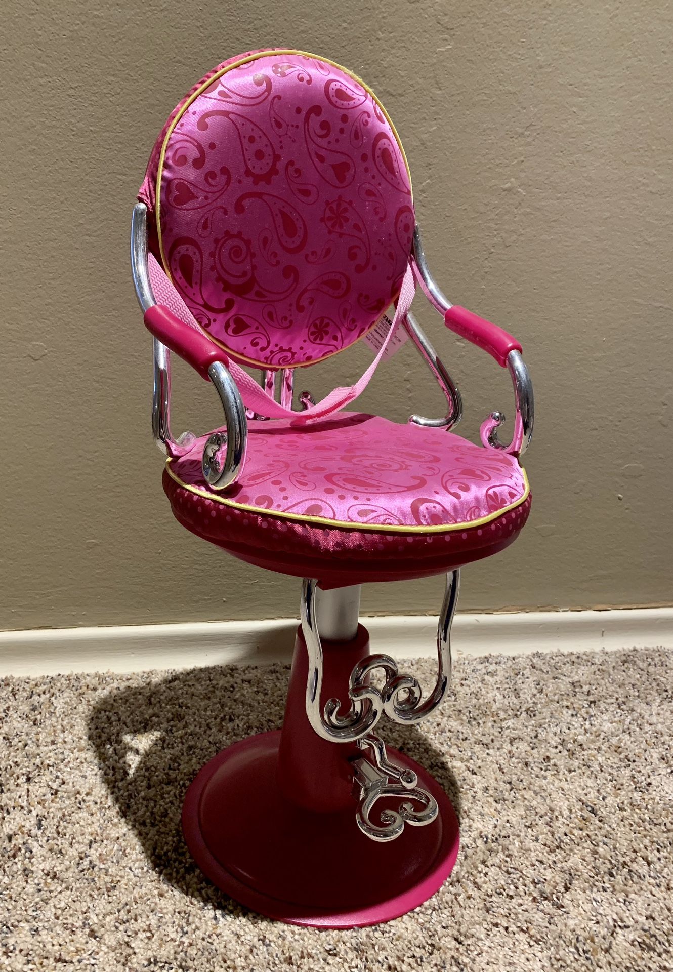 Doll Hair Salon Chair for 18” Dolls