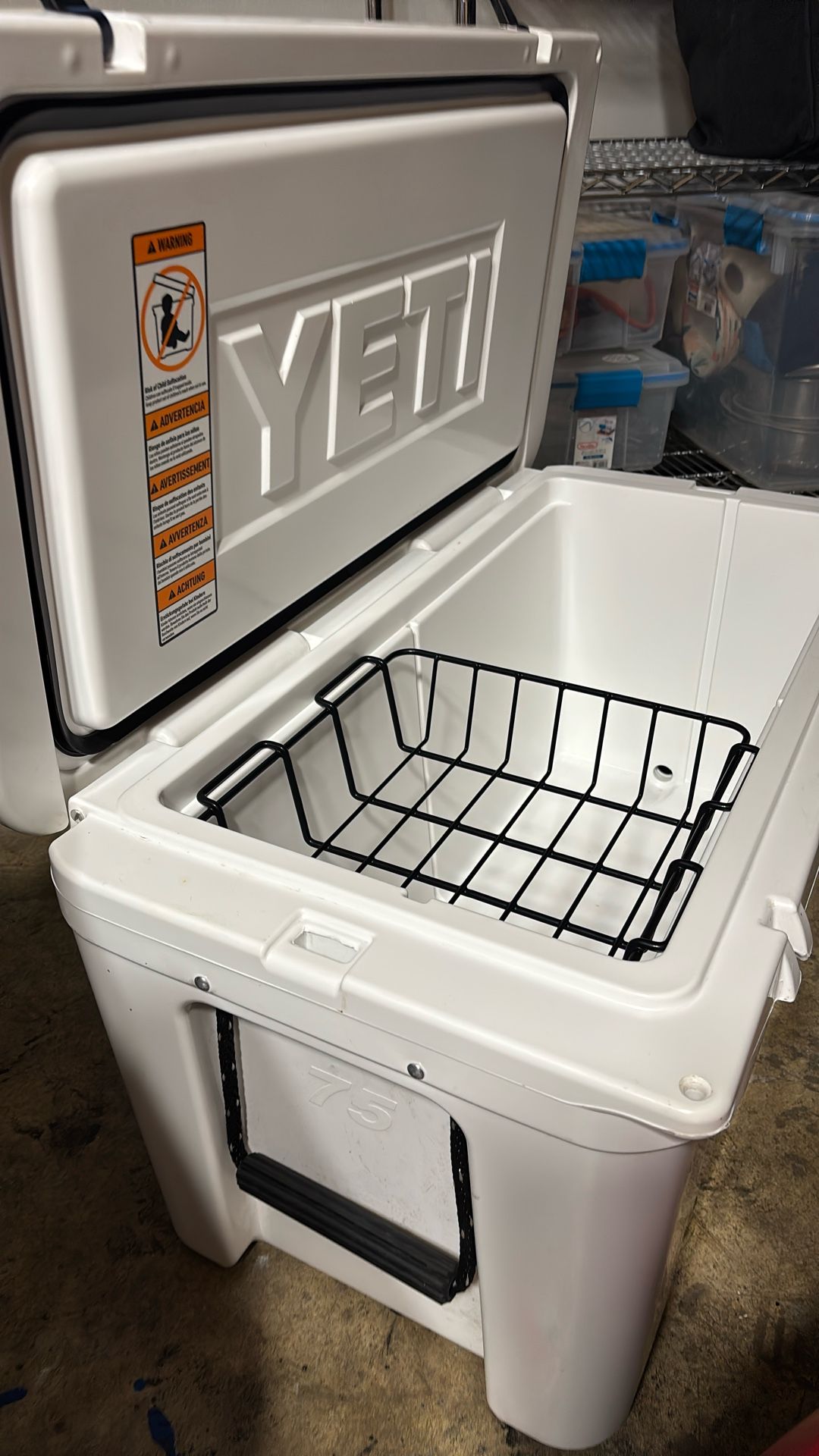 YETI Tundra 75 Cooler, White