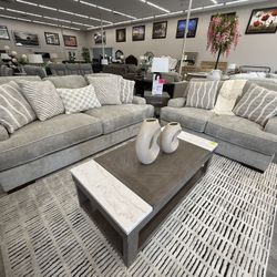 2 PC SOFA AND LOVESEAT 