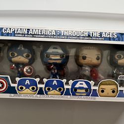 Captain America Through The Ages Funko POP! Amazon Exclusive