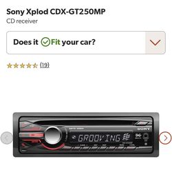 Sony CDX GT250MP - USED *** AS IS ***