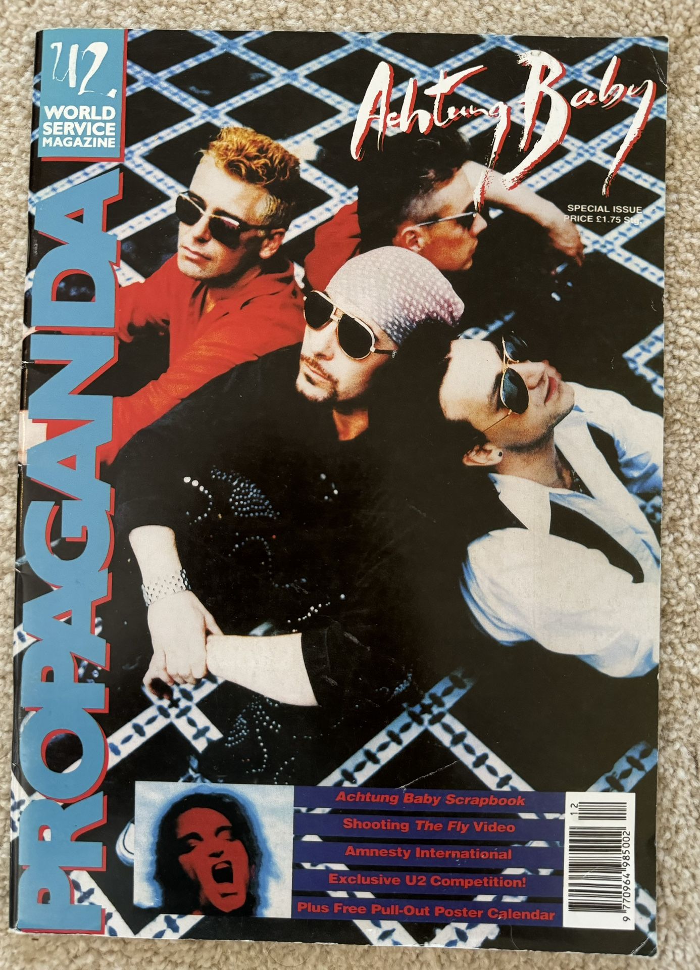 U2 Propaganda 1991 Achtung Baby Special Issue Magazine