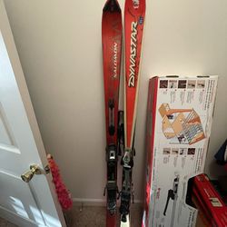 Salomon And Dynastar Skis With Bindings 