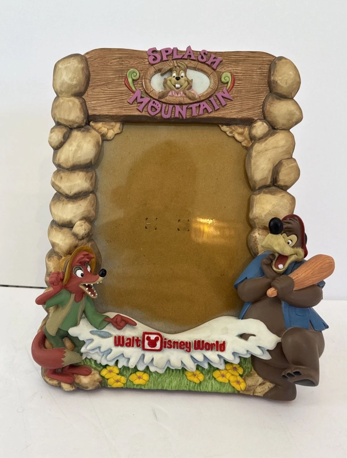 Disneyland 3D Splash Mountain Bear Rabbit Fox  Picture Frame