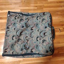 Vintage 80s Paisley Tapestry Garment Bag 