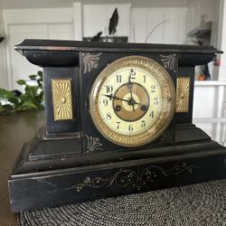 Antique Clock Cast Iron