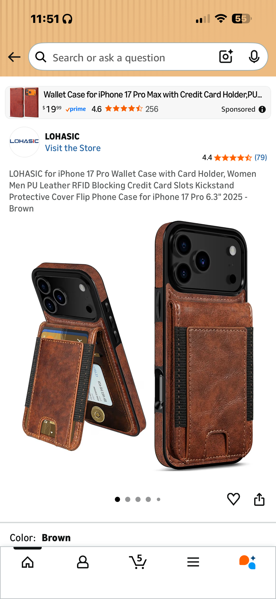 Lohasic iPhone 17 pro 6.3