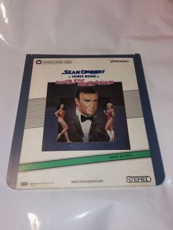 James Bond Never Say Never Again Videodisc
