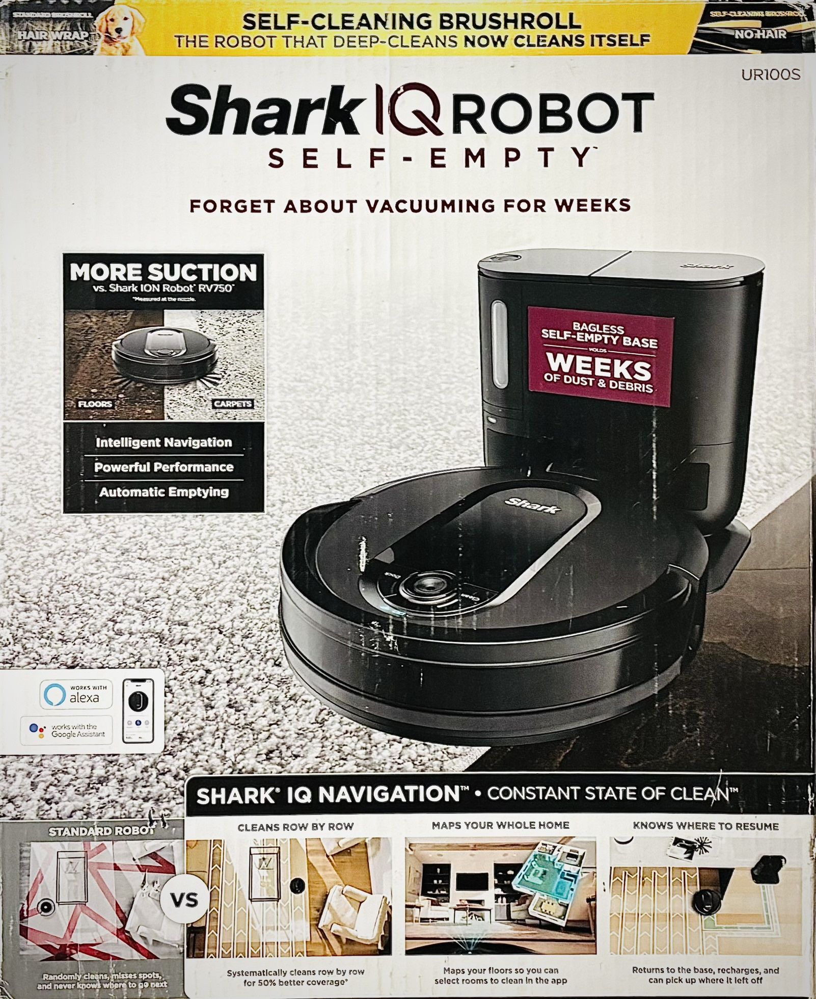 Shark IQ Robot Self-Empty Vacuum (UR1005)