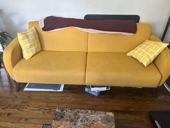 Yellow sofa